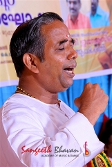 Prof. M. Balasubhramanyam Singing