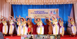 Students perform on stage